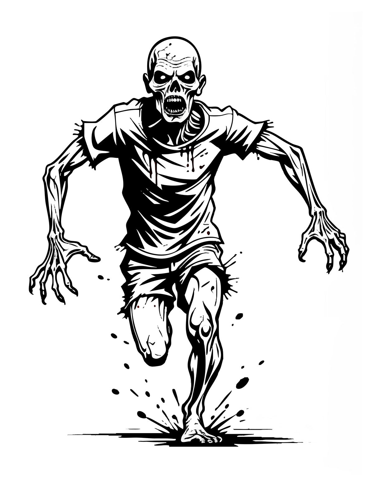 Zombiefest Coloring Book