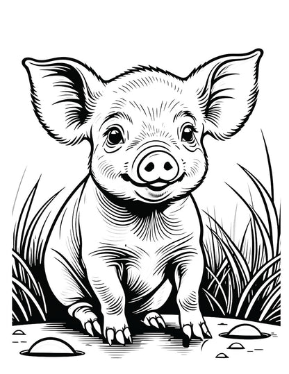 Baby Animal Kingdom Vol. 2 Coloring Book