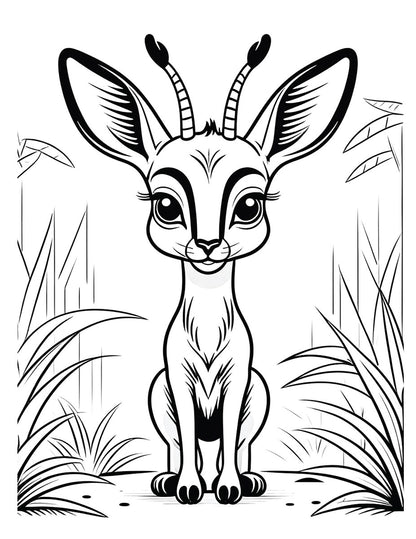 Baby Animal Kingdom Vol. 1  Coloring Book