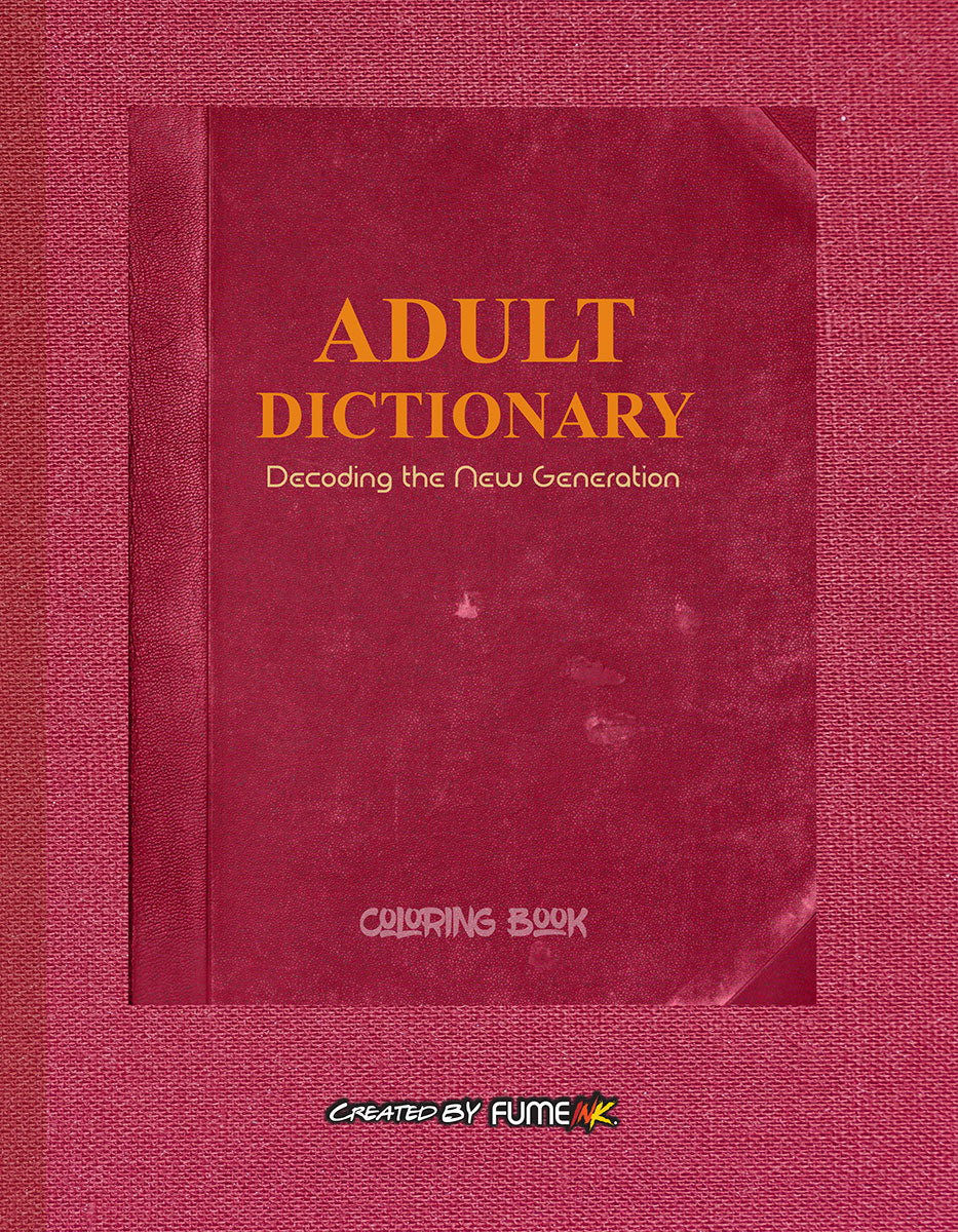 Adult Dictionary Coloring Book