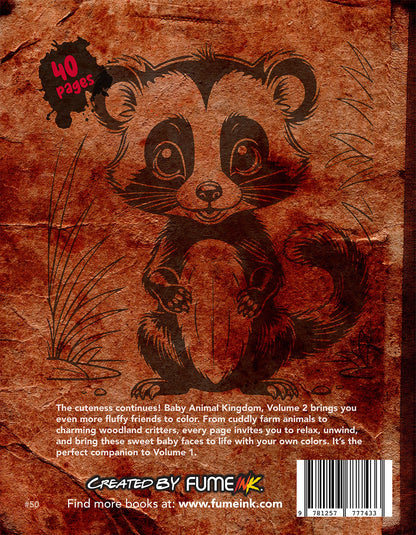 Baby Animal Kingdom Vol. 2 Coloring Book