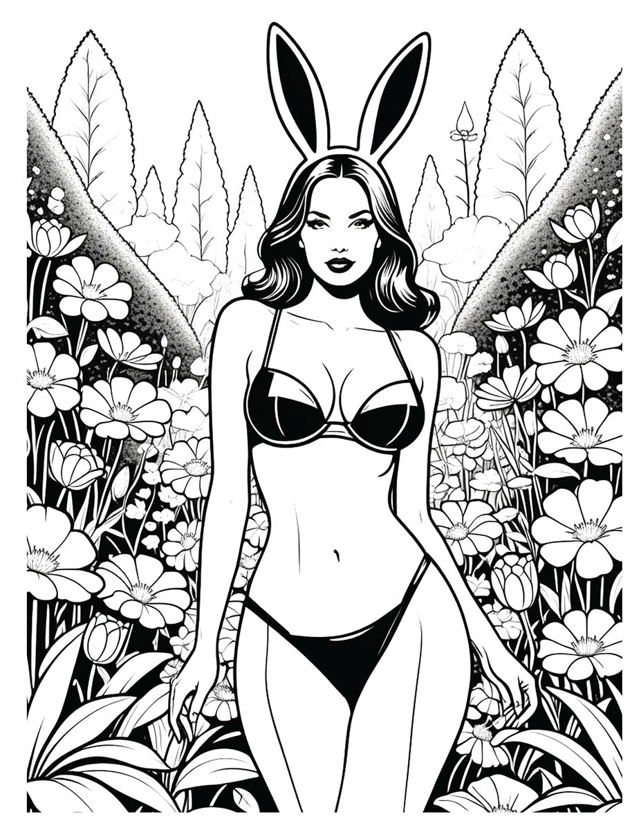 Bad Bunny Coloring Book