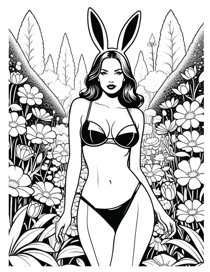 Bad Bunny Coloring Book