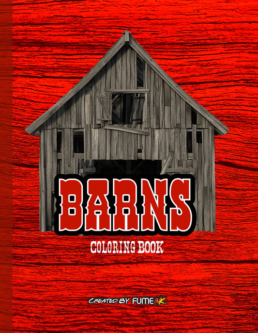 Barns Coloring Book