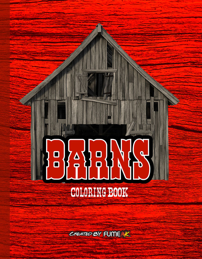 Barns Coloring Book