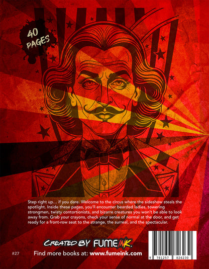 Circus Sideshow Coloring Book