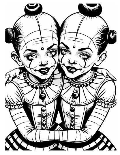 Circus Sideshow Coloring Book