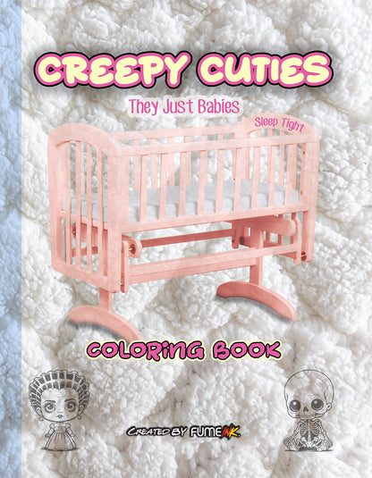 Creepy Cuties Coloring Book