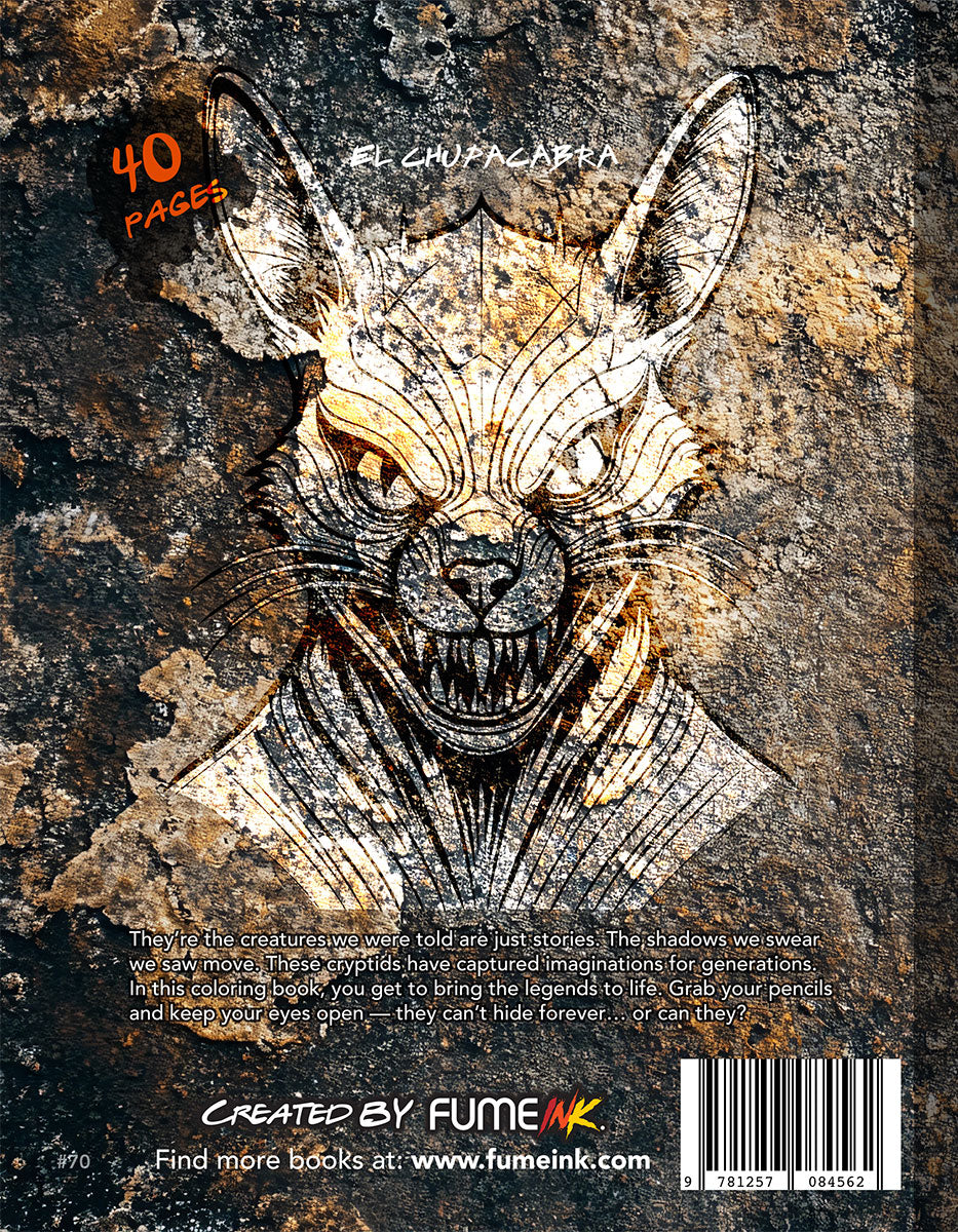 Cryptids Coloring Book