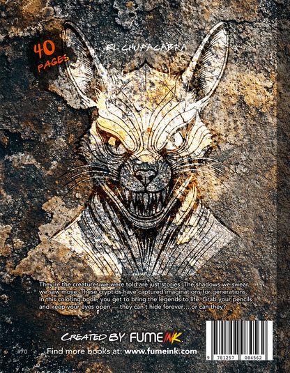 Cryptids Coloring Book