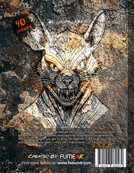 Cryptids Coloring Book