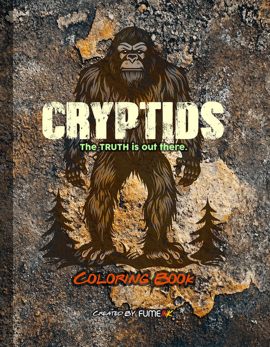 Cryptids Coloring Book