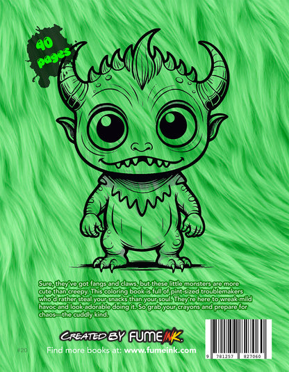 Cute Lil’ Monsters Coloring Book