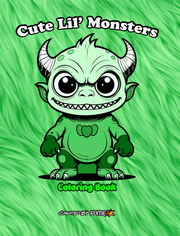Cute Lil’ Monsters Coloring Book