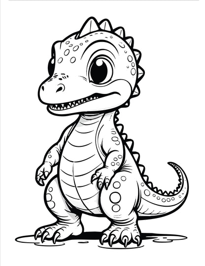 Dinosaurs Coloring Book