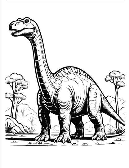 Dinosaurs Coloring Book