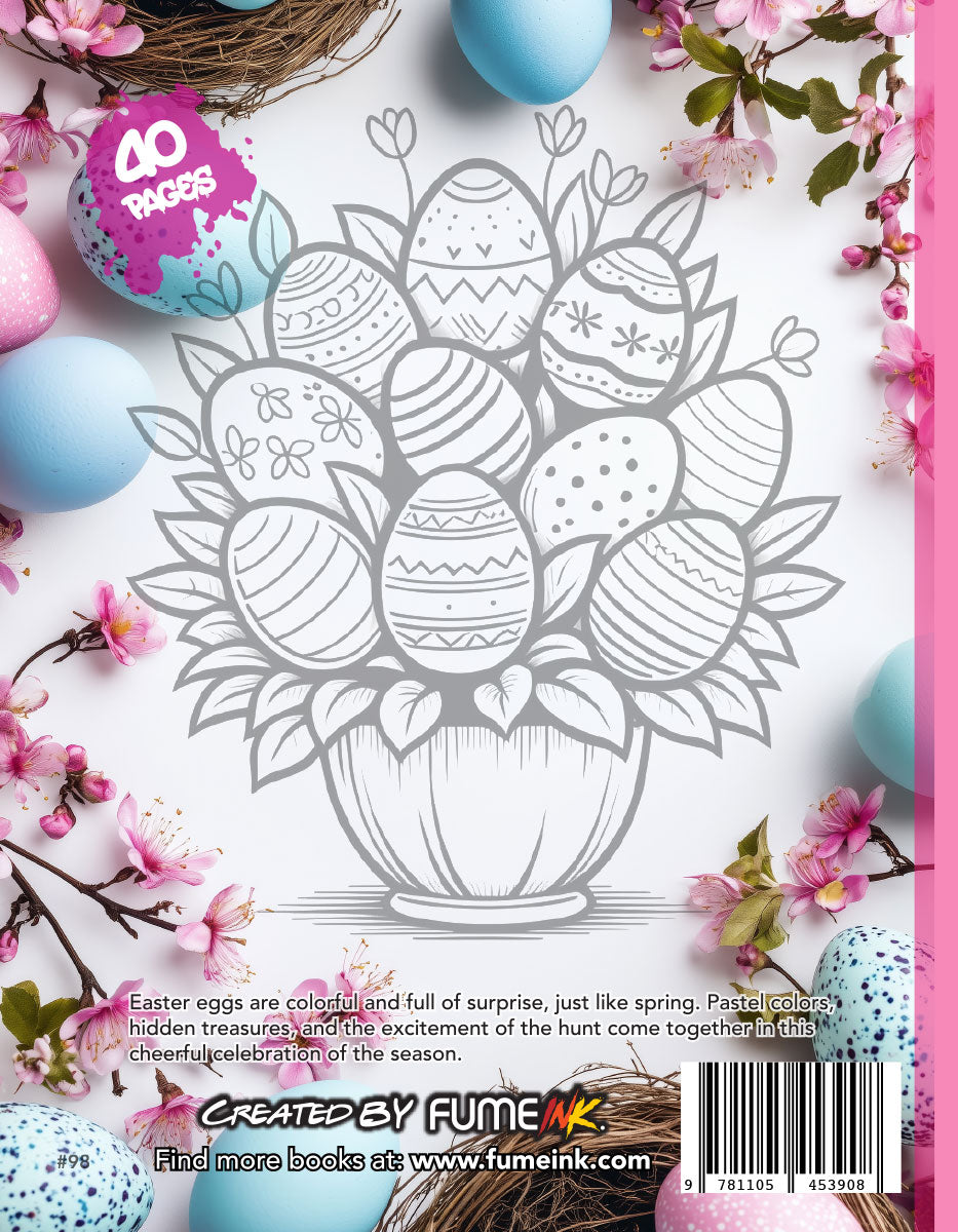 Easter Eggs Coloring Book