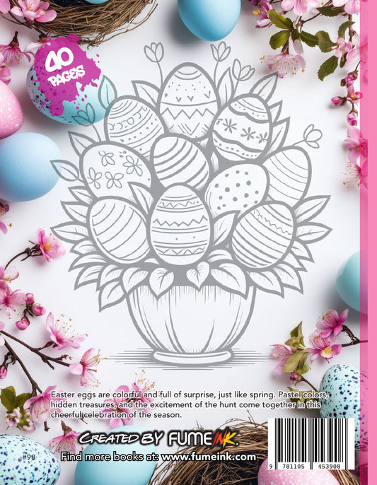Easter Eggs Coloring Book