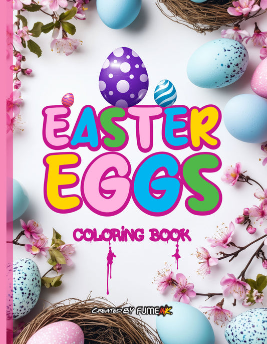Easter Eggs Coloring Book