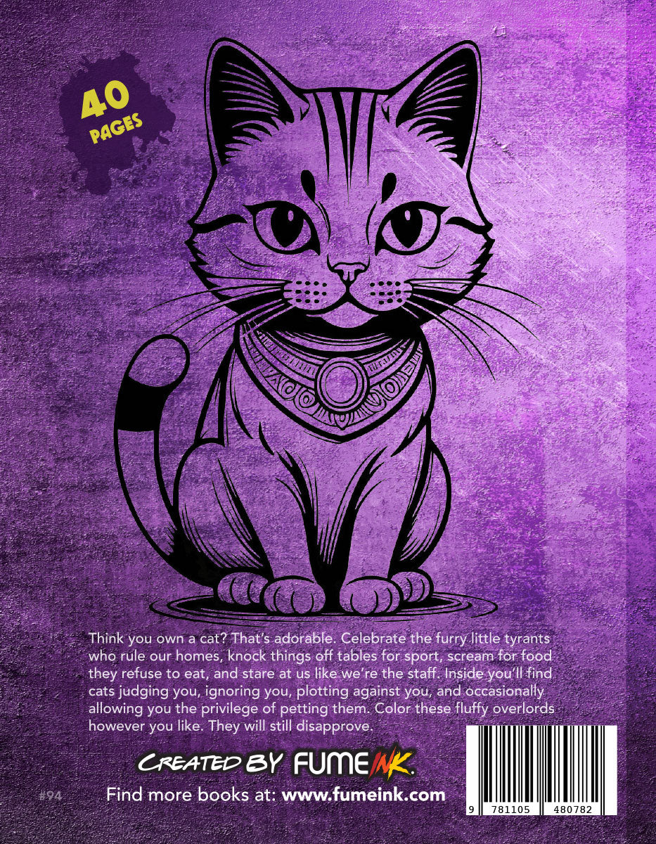 Fluffy Overlords Coloring Book