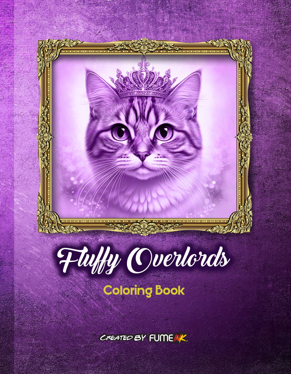 Fluffy Overlords Coloring Book
