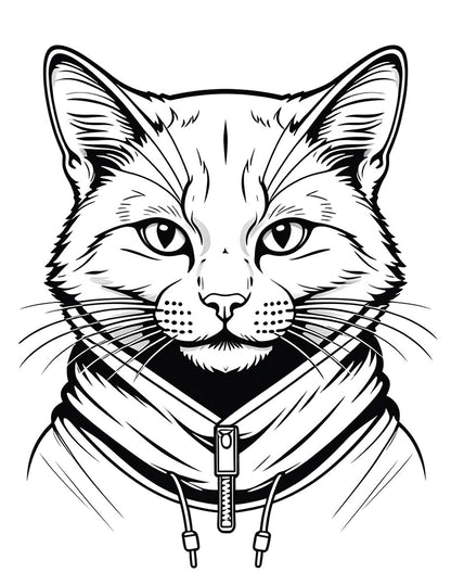 Fluffy Overlords Coloring Book