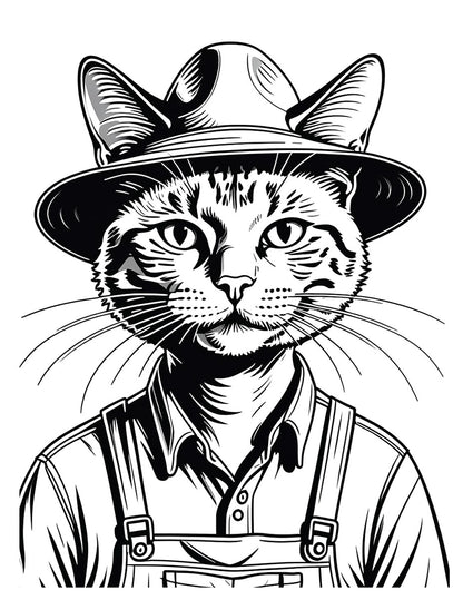 Fluffy Overlords Coloring Book