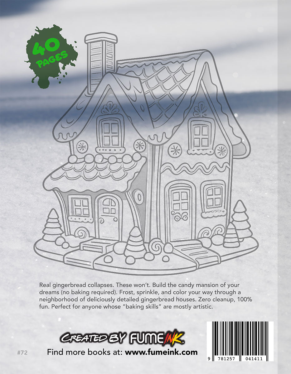 Gingerbread Houses Coloring Book