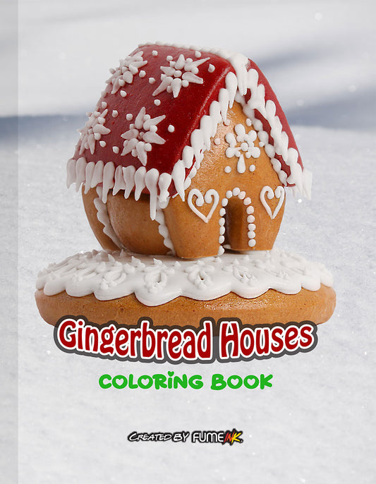 Gingerbread Houses Coloring Book