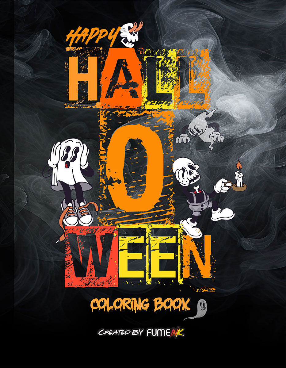 Happy Halloween Coloring Book