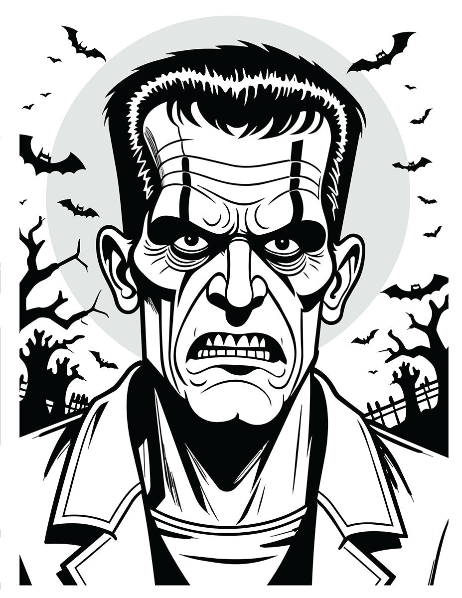 Happy Halloween Coloring Book