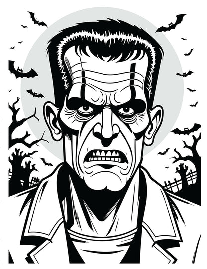 Happy Halloween Coloring Book