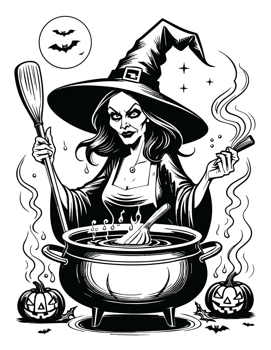 Happy Halloween Coloring Book