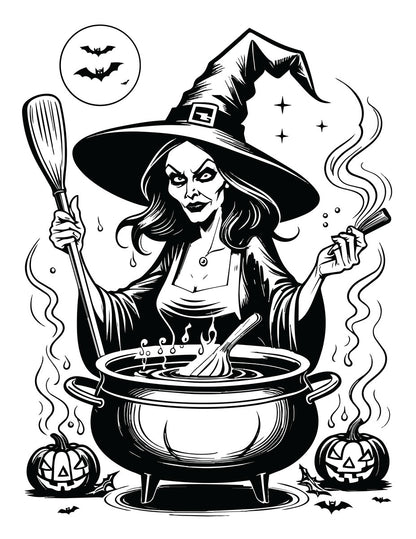 Happy Halloween Coloring Book