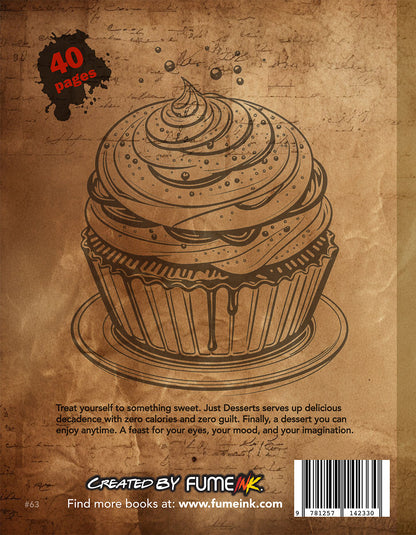 Just Desserts Coloring Book