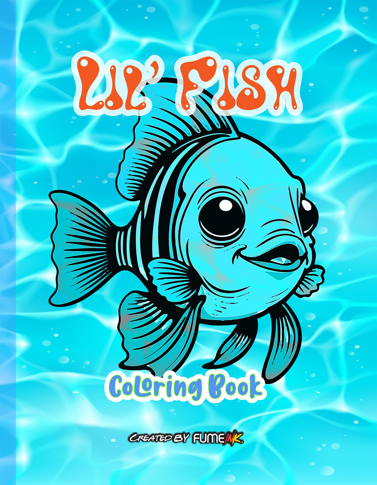 Lil’ Fish Coloring Book – FUMEINK