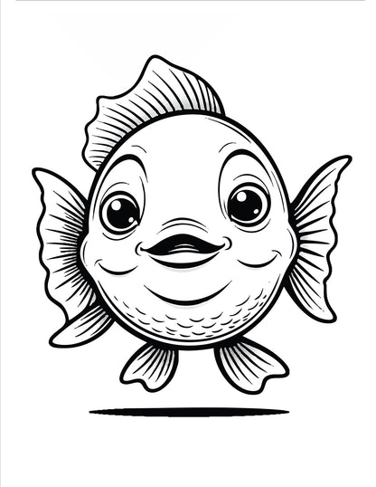 Lil’ Fish Coloring Book