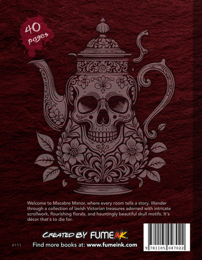 Macabre Manor Coloring Book