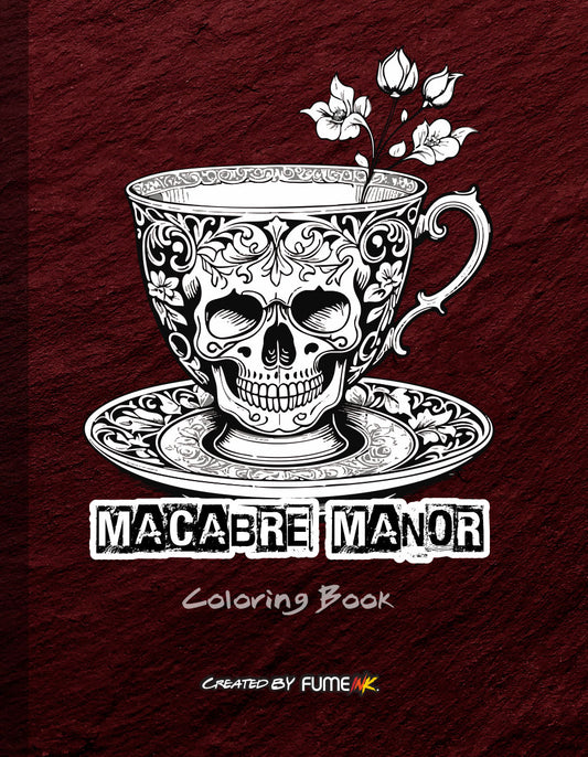 Macabre Manor Coloring Book