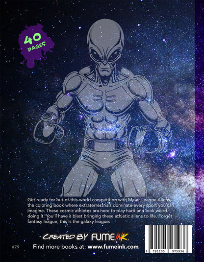 Major League Aliens Coloring Book
