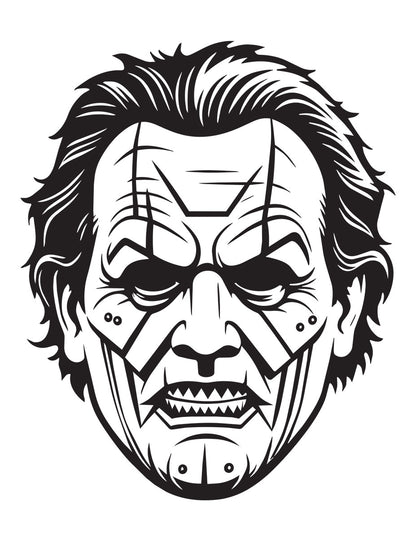 Mask Hysteria Coloring Book