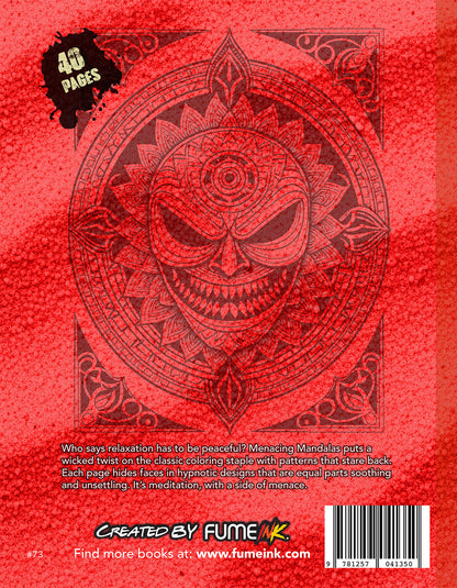 Menacing Mandalas Coloring Book