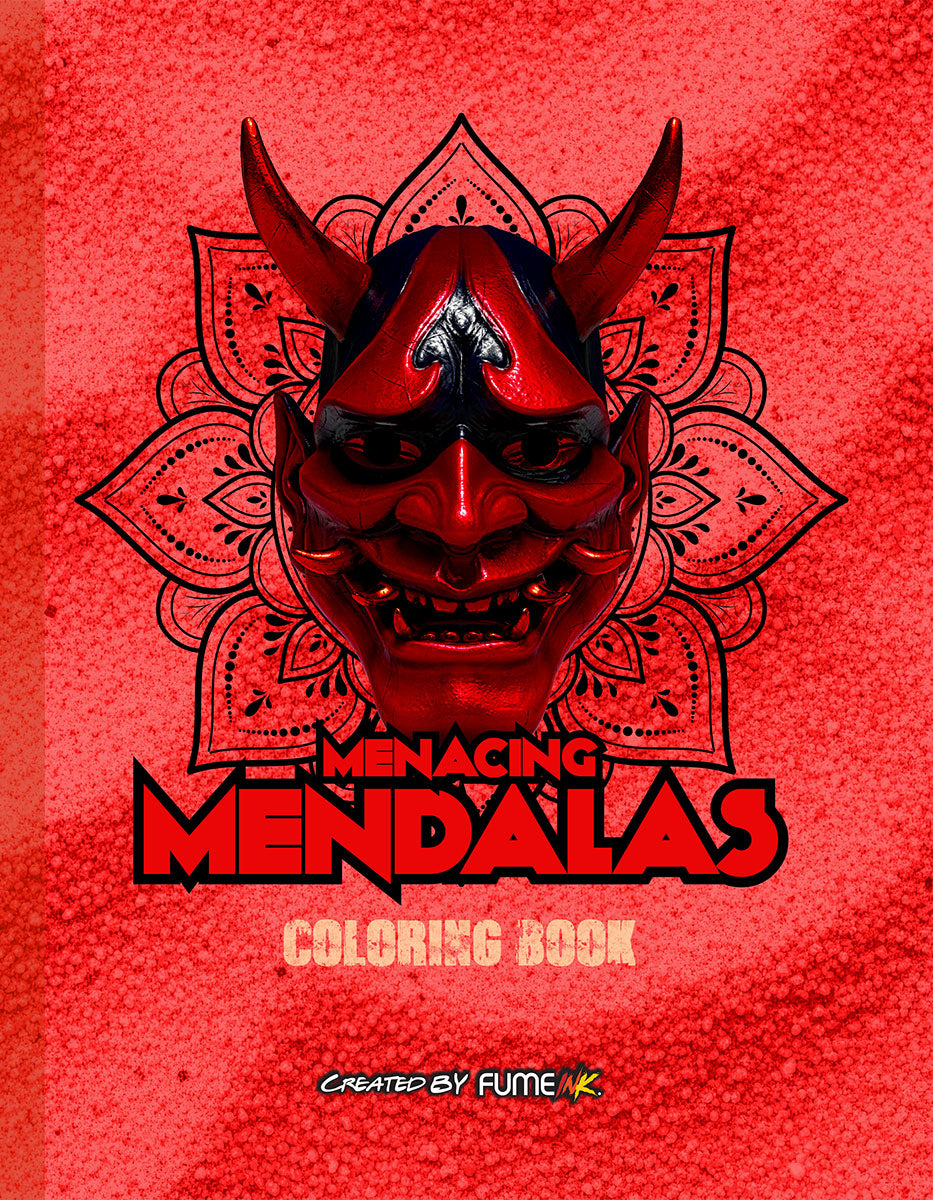 Menacing Mandalas Coloring Book