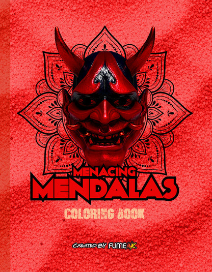 Menacing Mandalas Coloring Book