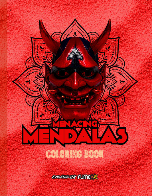 Menacing Mandalas Coloring Book