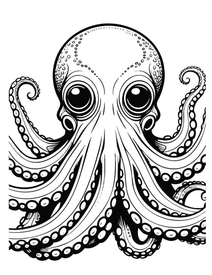 Mutant Octopuses Coloring Book