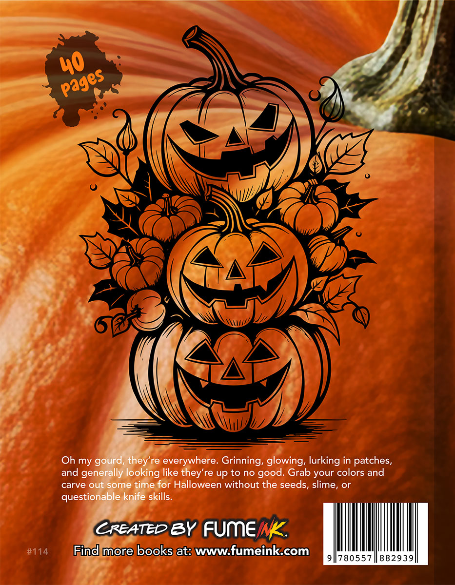 Oh My Gourd Coloring Book