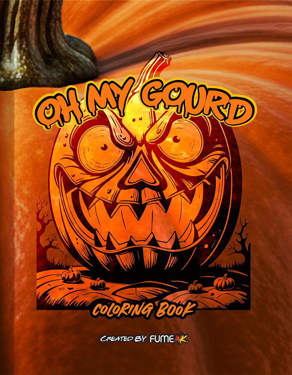 Oh My Gourd Coloring Book