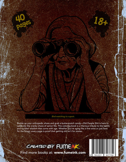 Old People Shit Coloring Book