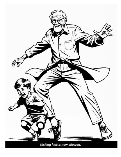 Old People Shit Coloring Book